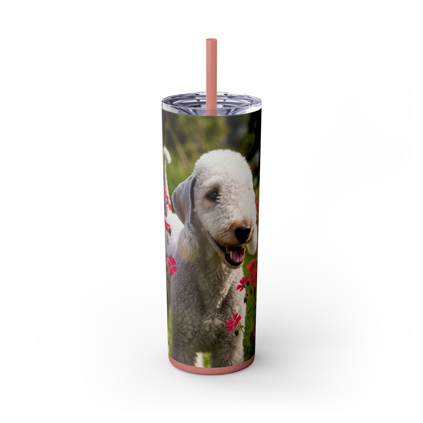 Bedlington Terrier Tumbler with Straw, 20oz