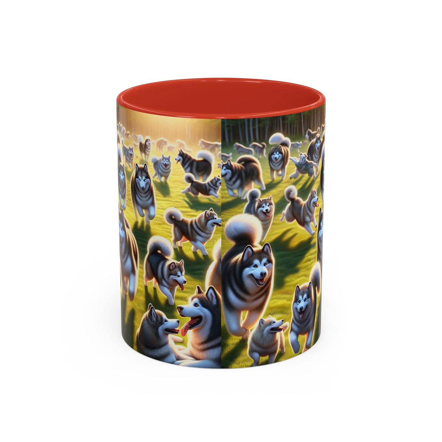 Alaskan Malamute Accent Coffee Mug - Perfect Gift for Dog Lovers