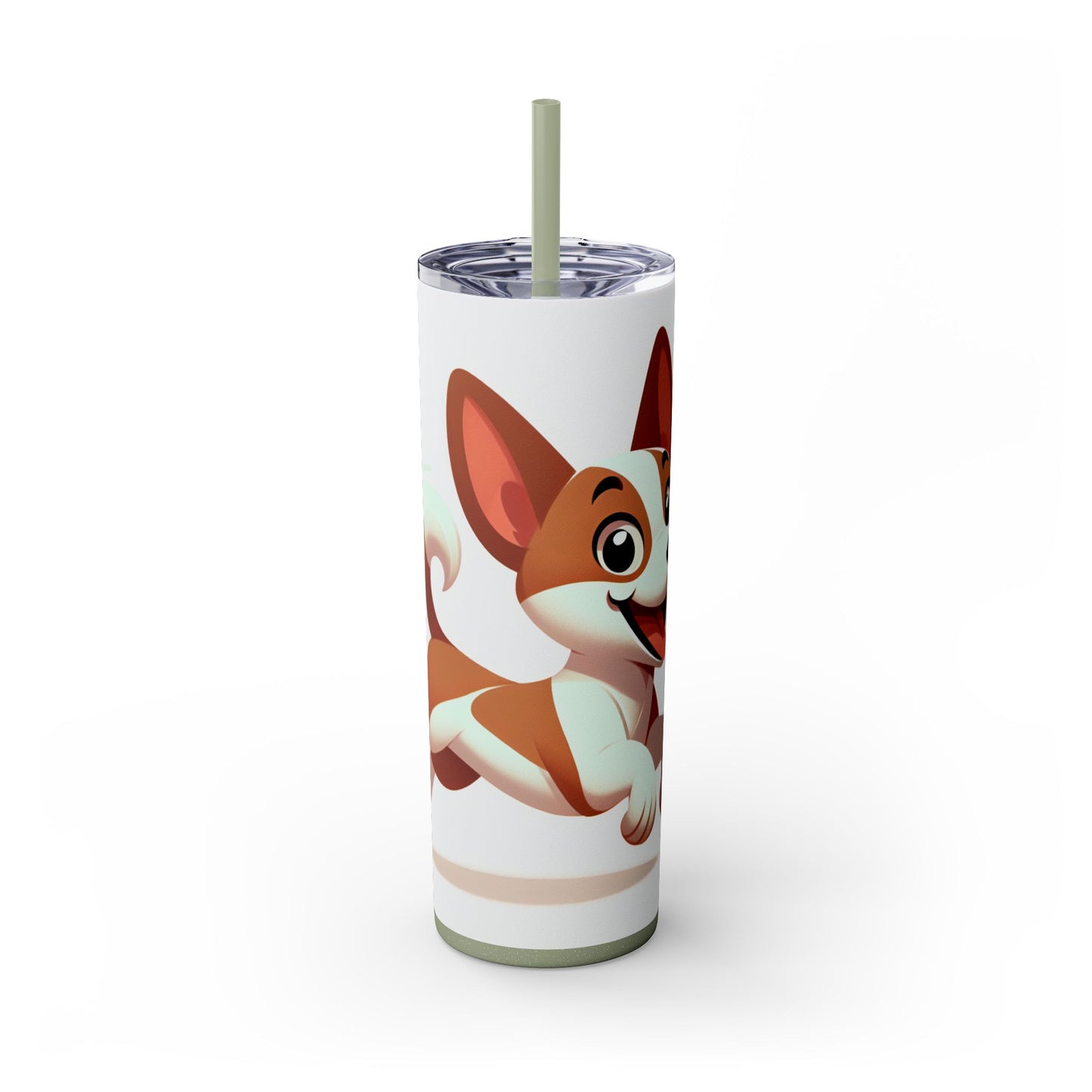 Basenji Tumbler with Straw, 20oz