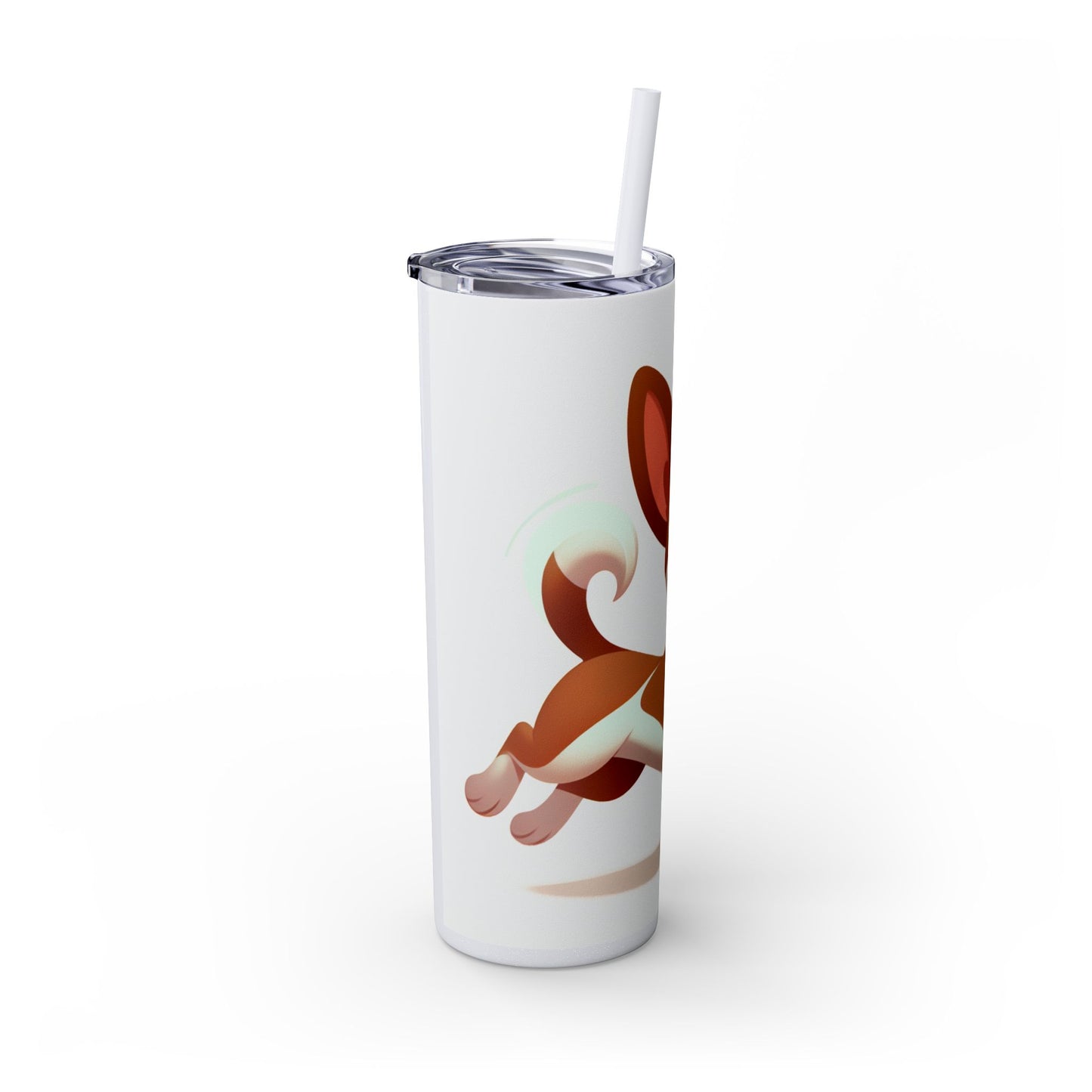 Basenji Tumbler with Straw, 20oz