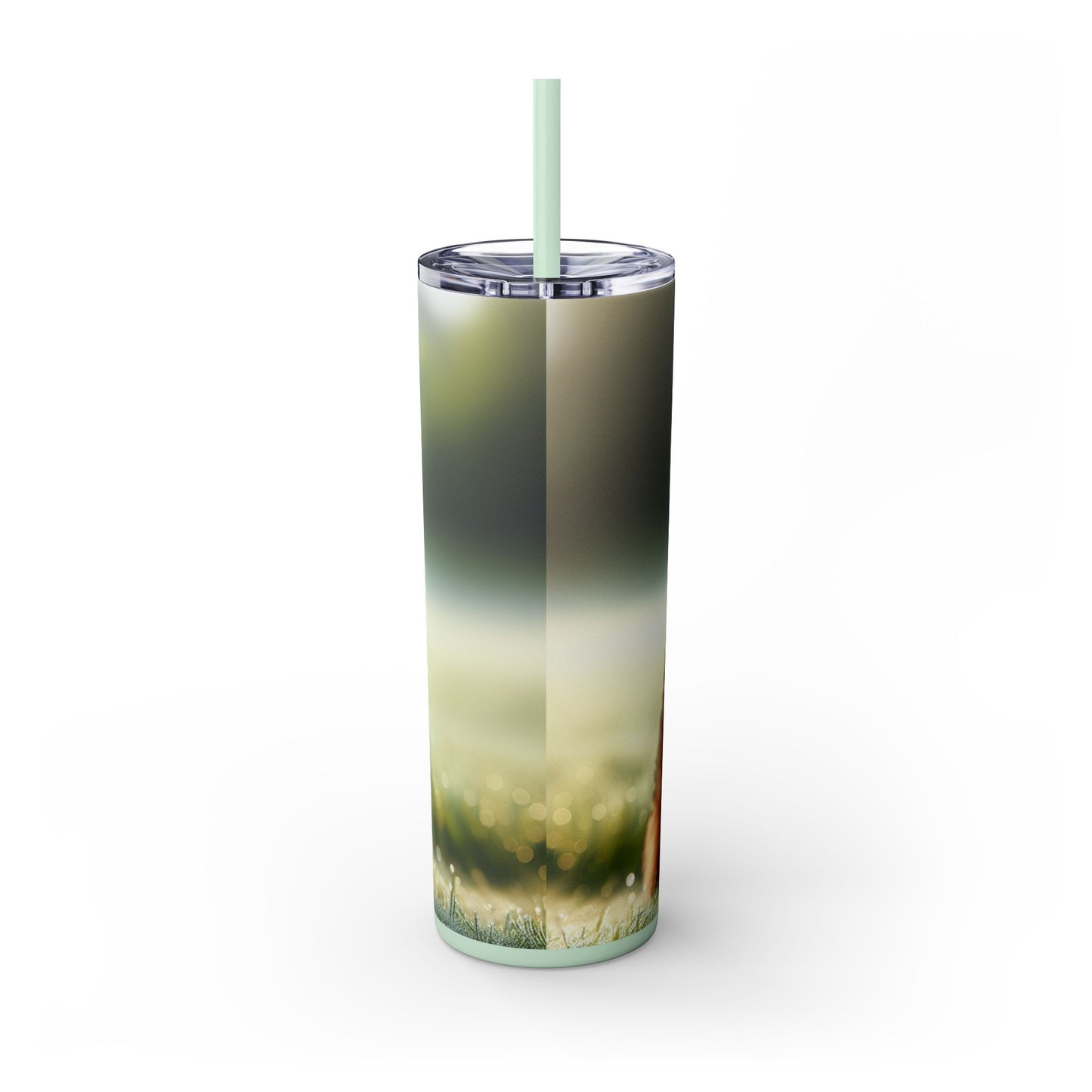 Welsh Terrier Skinny Tumbler with Straw, 20oz