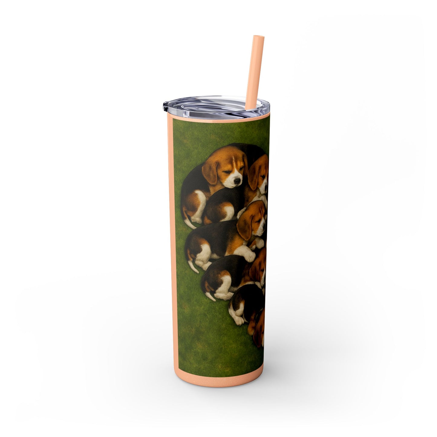Beagle puppies Tumbler with Straw, 20oz