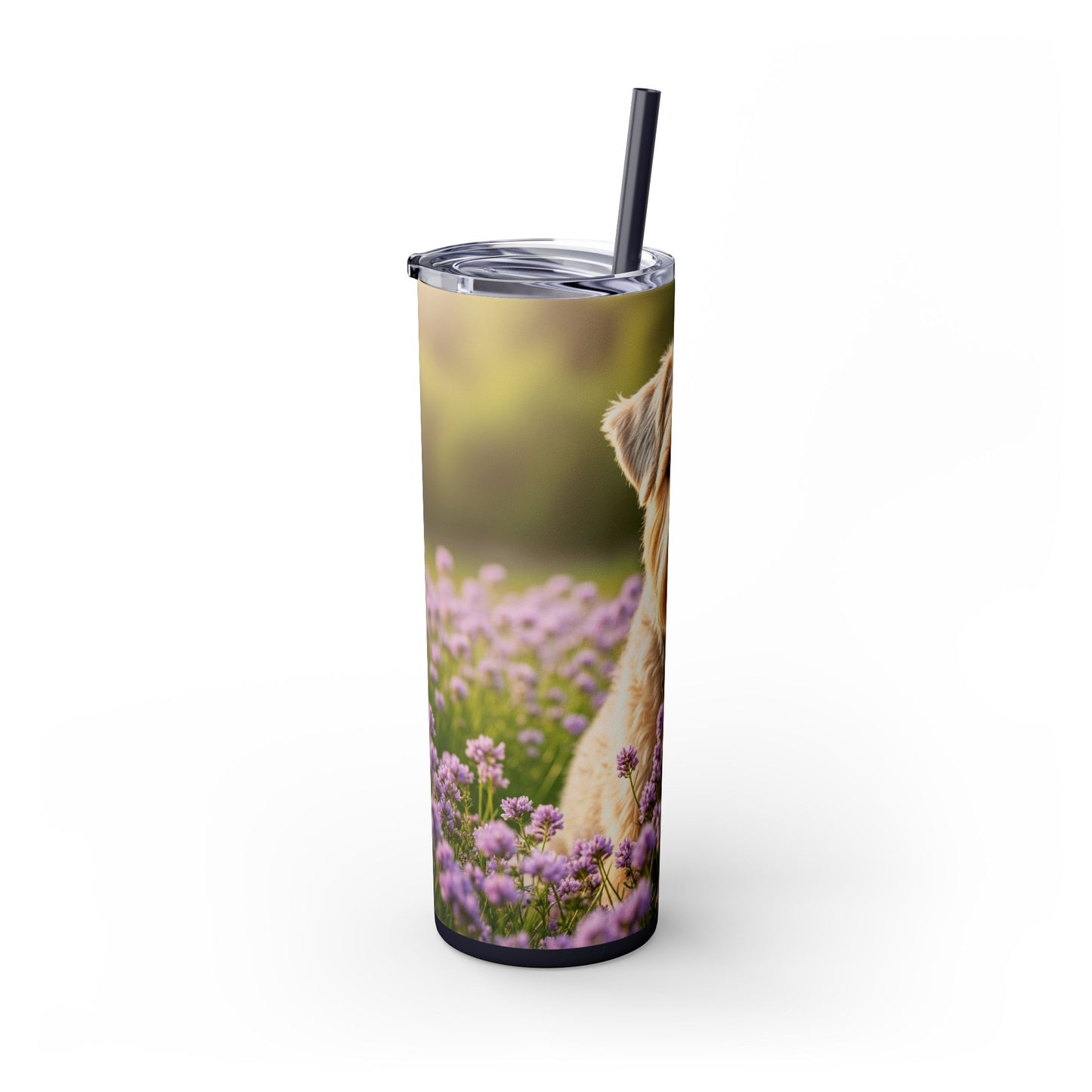 Soft Coated Wheaten Terrier Tumbler with Straw, 20oz