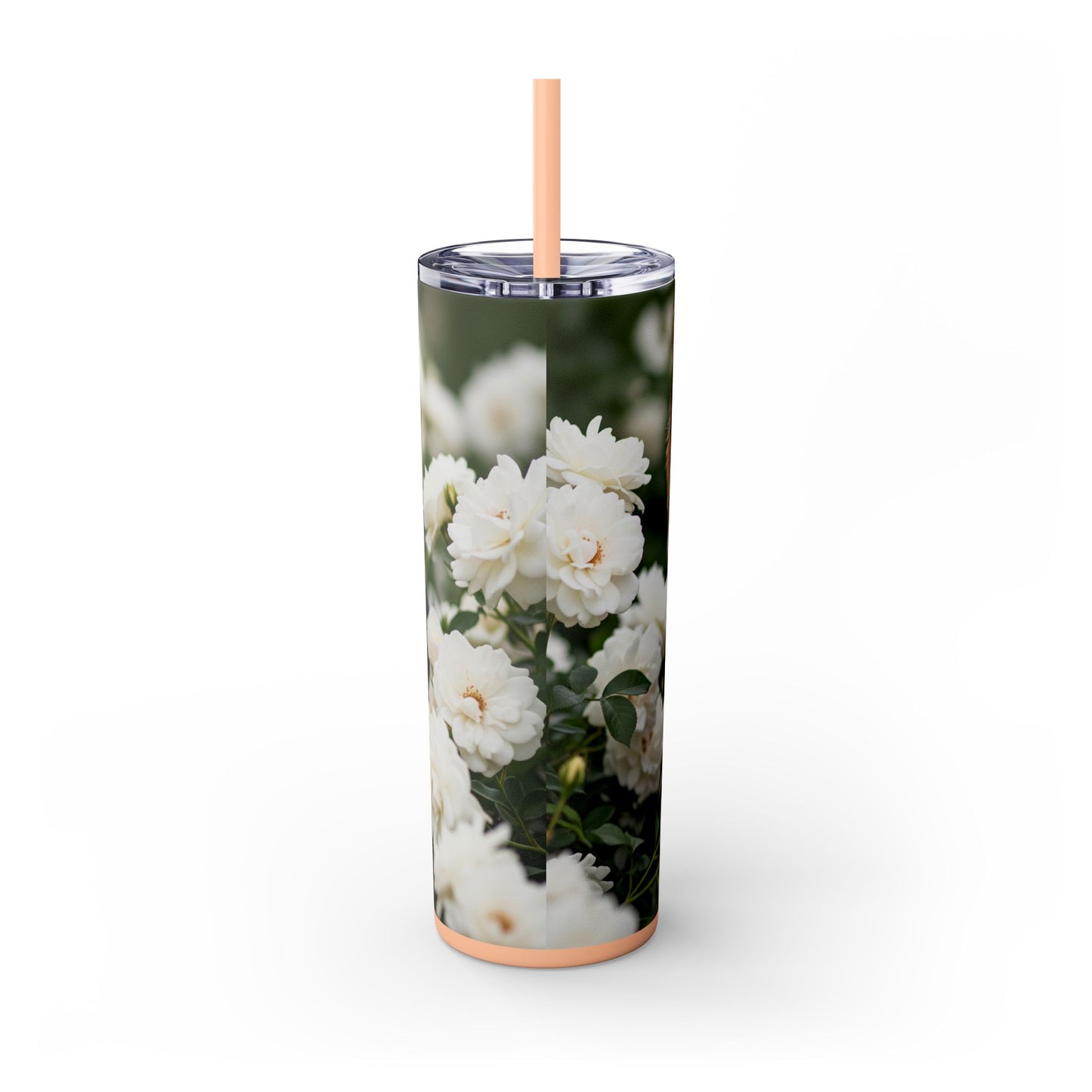 Yorkshire Terrier Skinny Tumbler with Straw, 20oz