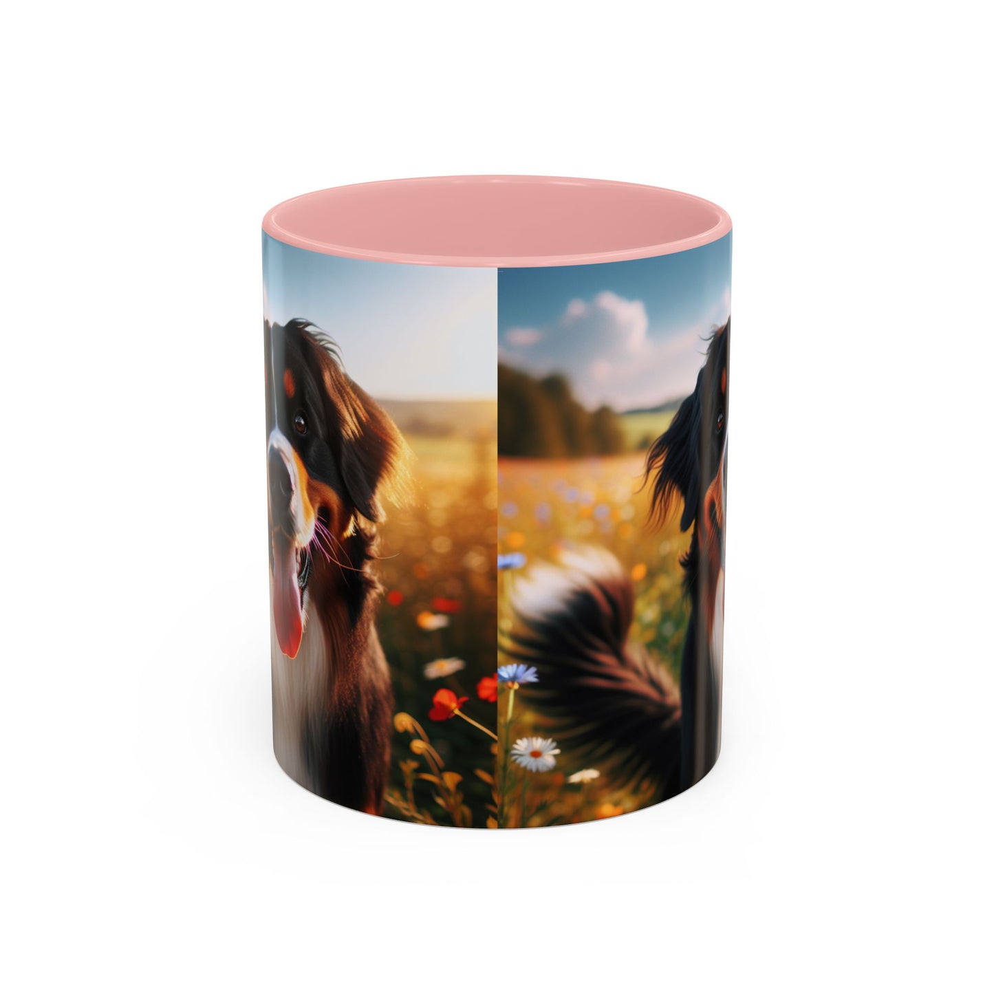 Bernese Mountain Dog Accent Coffee Mug - Perfect Gift for Dog Lovers