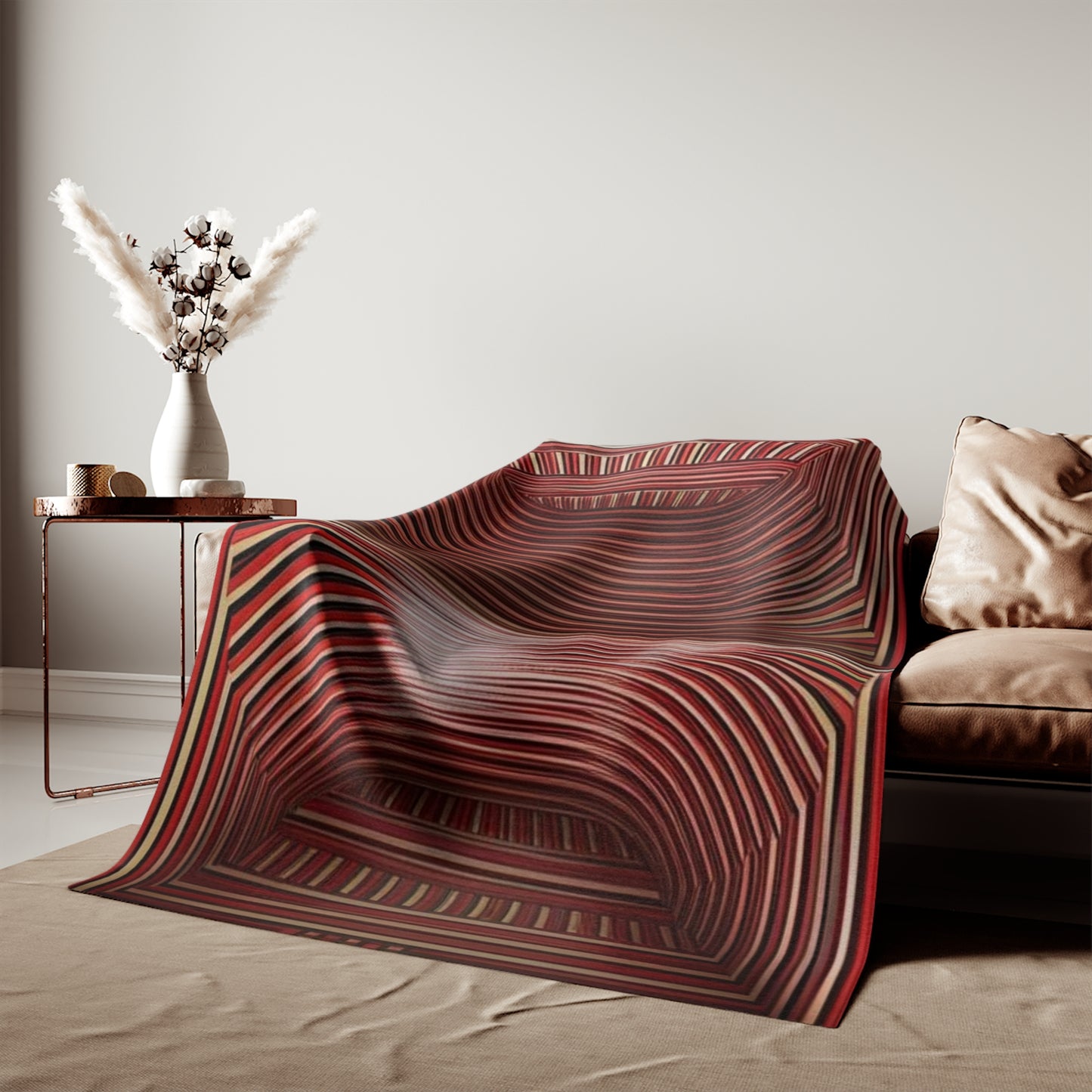 Optical Illusion Sweatshirt Blanket