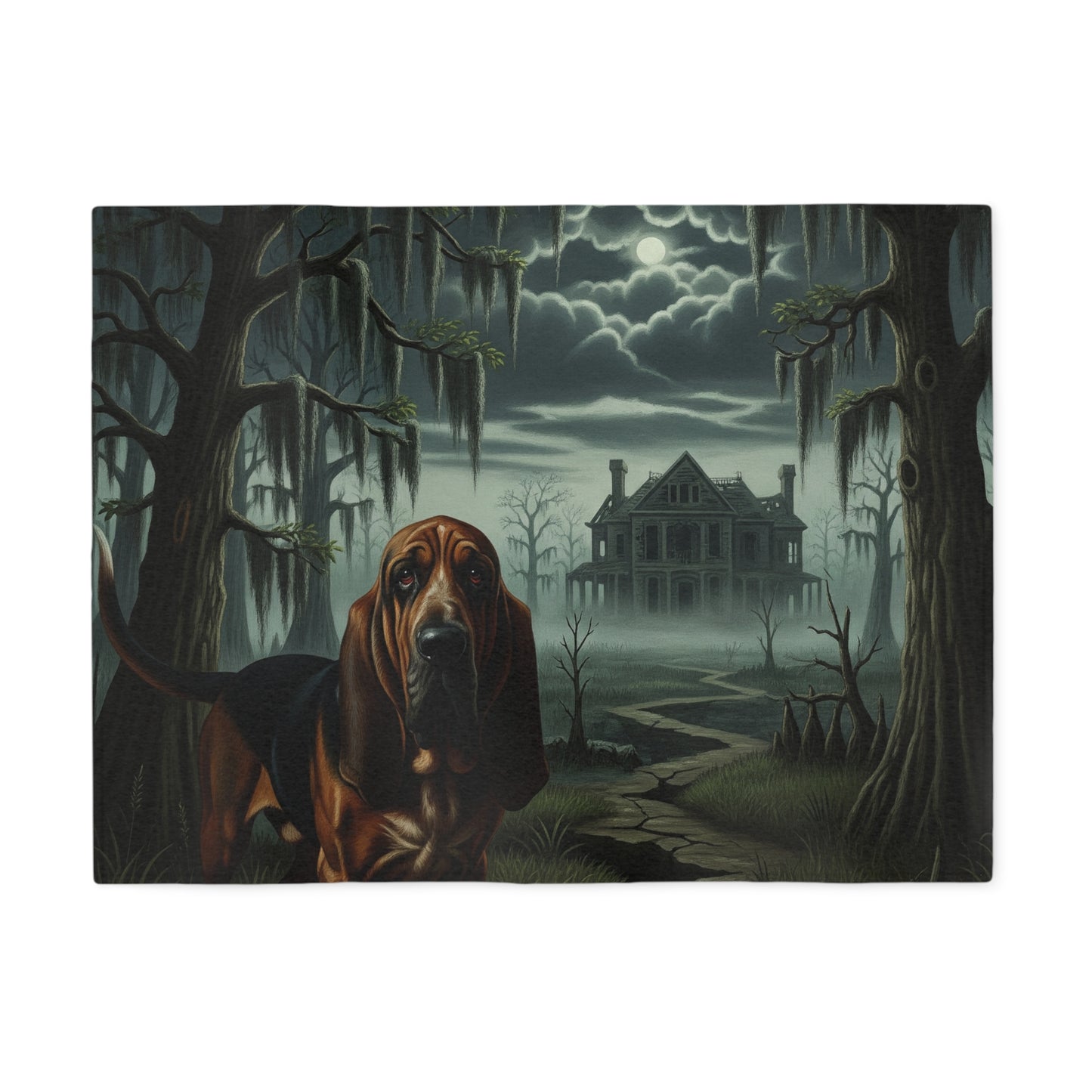 Bloodhound Sweatshirt Blanket
