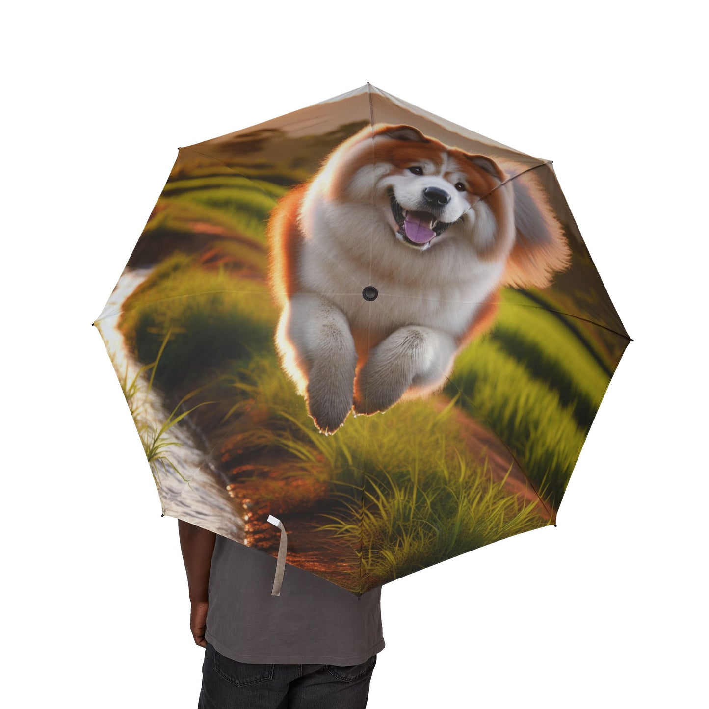 Thai Bangkaew Semi-Automatic Foldable Umbrella