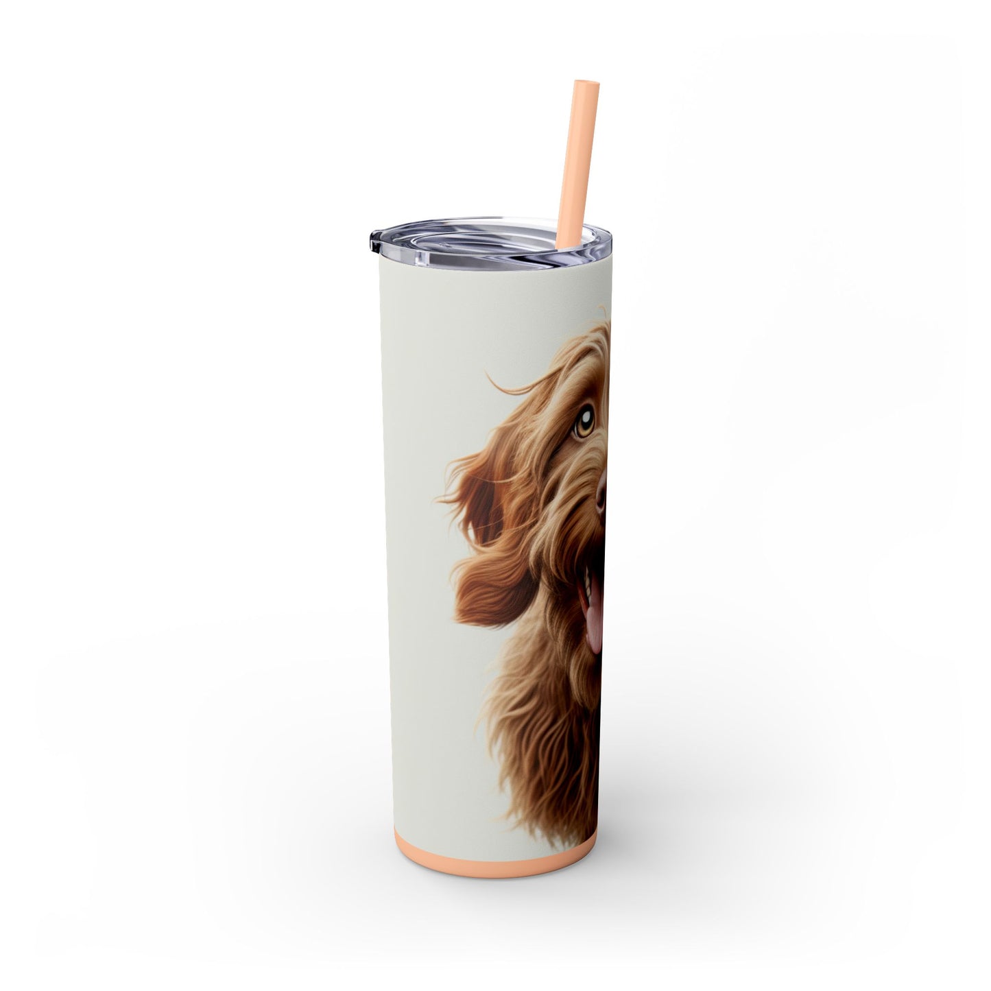 Italian Spinone Tumbler with Straw, 20oz