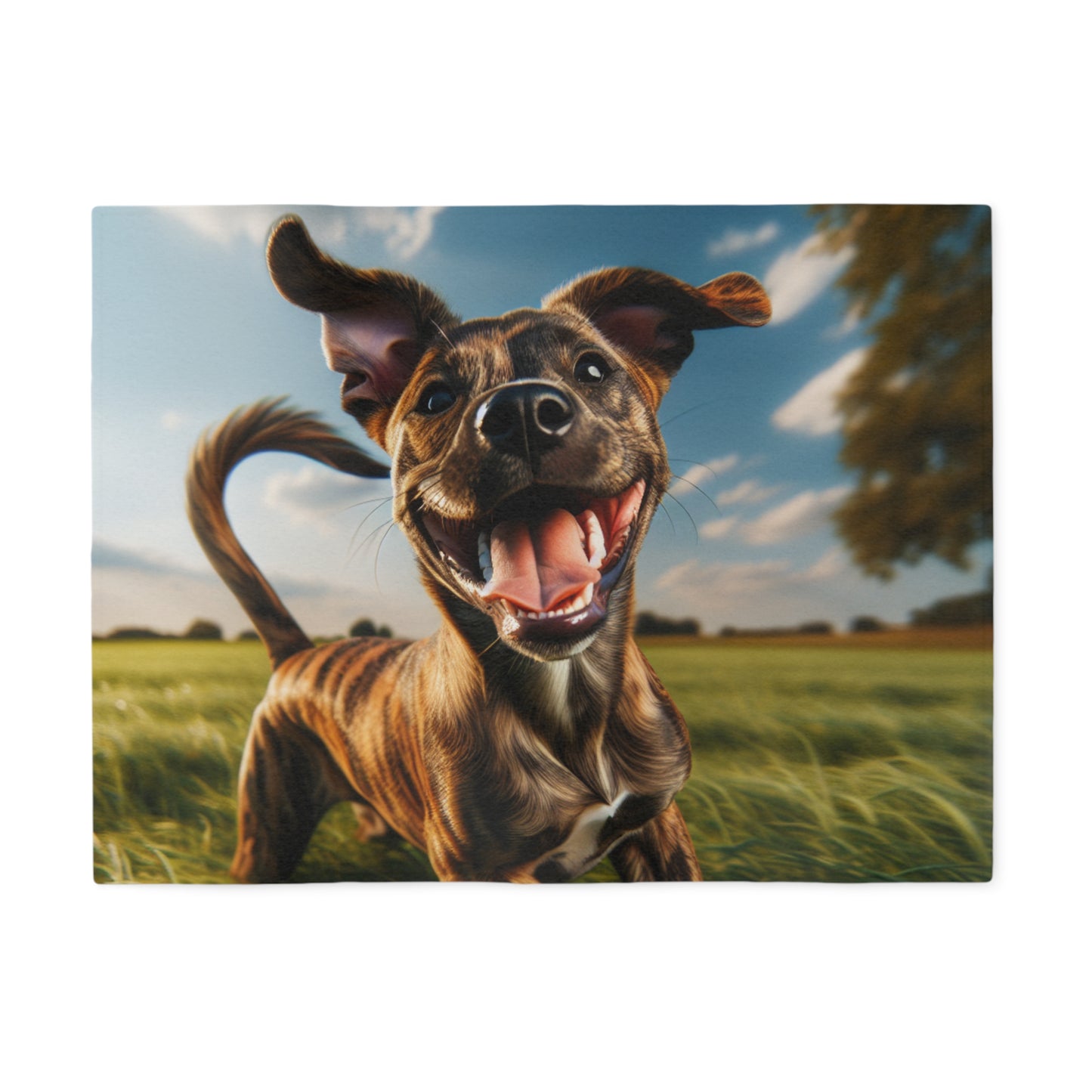 Treeing Tennessee Brindle Sweatshirt Blanket