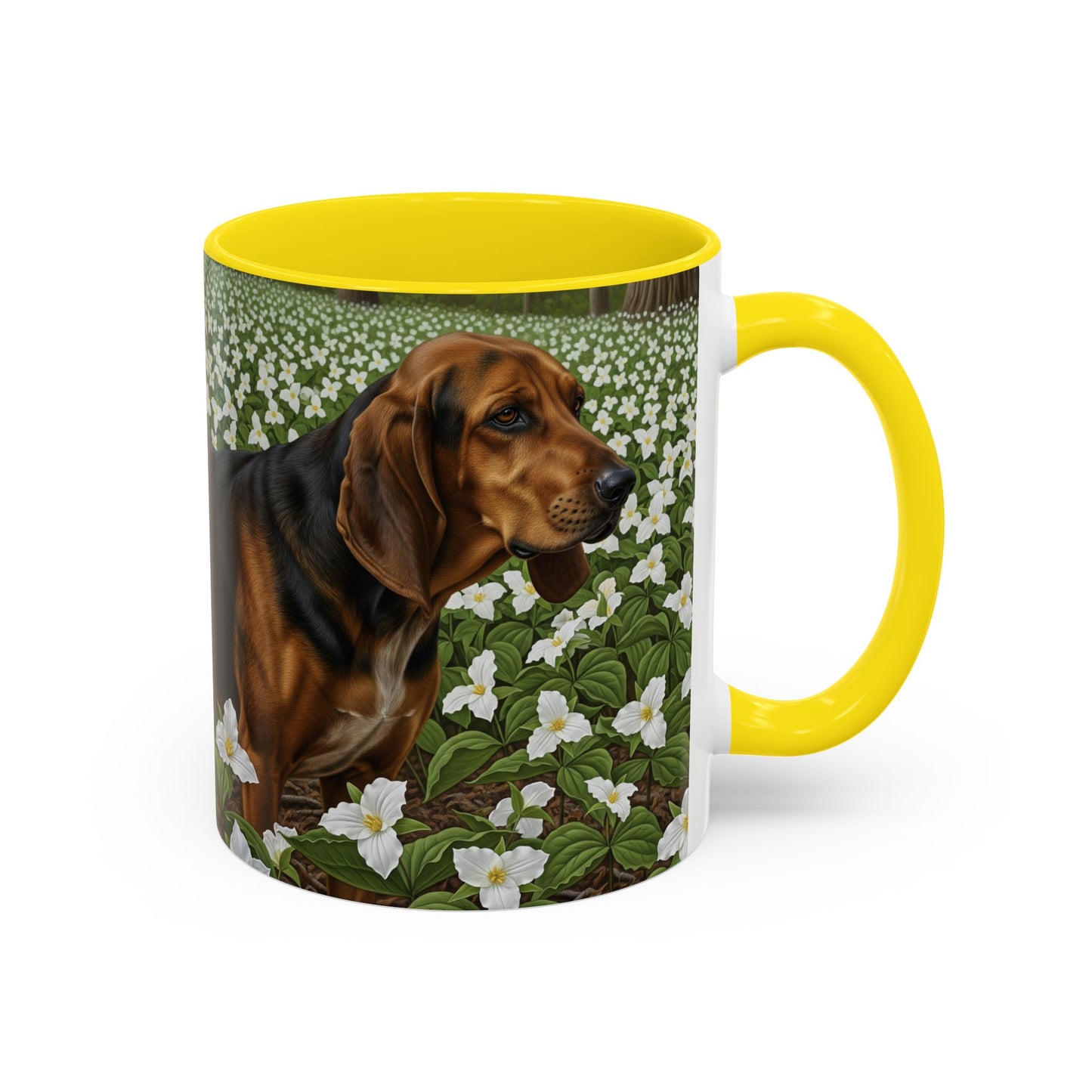 Treeing Walker Coonhound Accent Coffee Mug - Perfect Gift for Dog Lovers