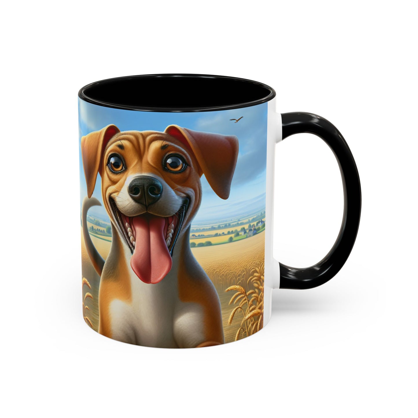 Banjara Hound Accent Coffee Mug - Perfect Gift for Dog Lovers