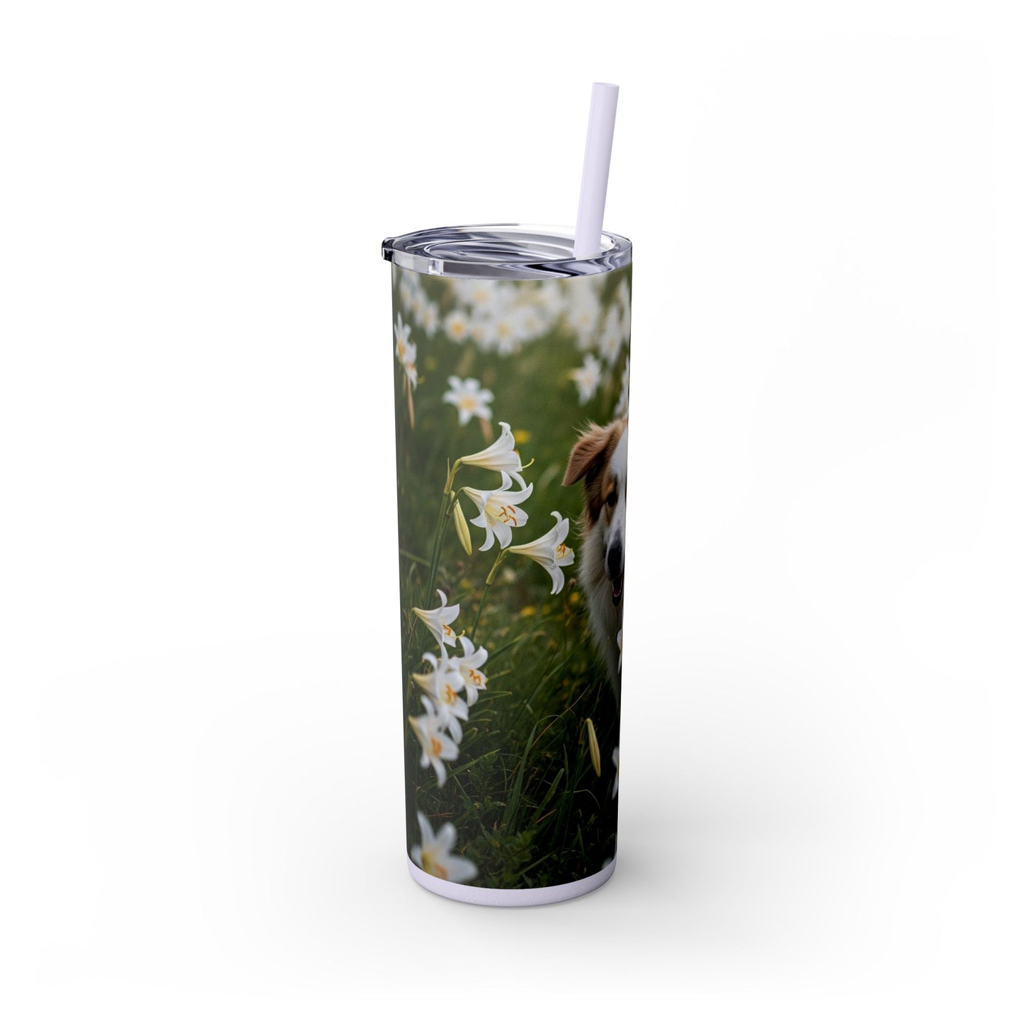 Pyrenean Shepherd Tumbler with Straw, 20oz