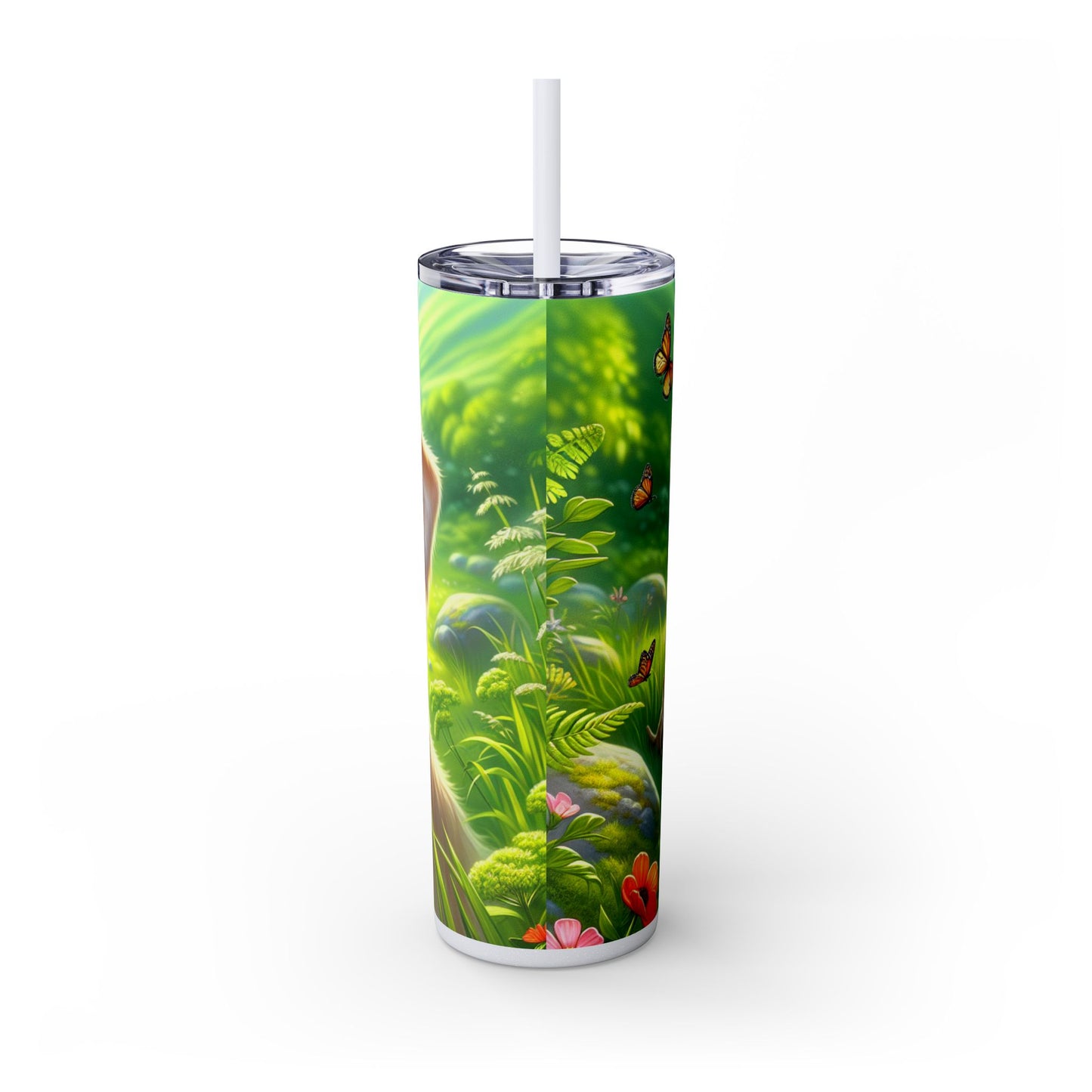 Glen of Imaal Terrier Tumbler with Straw, 20oz