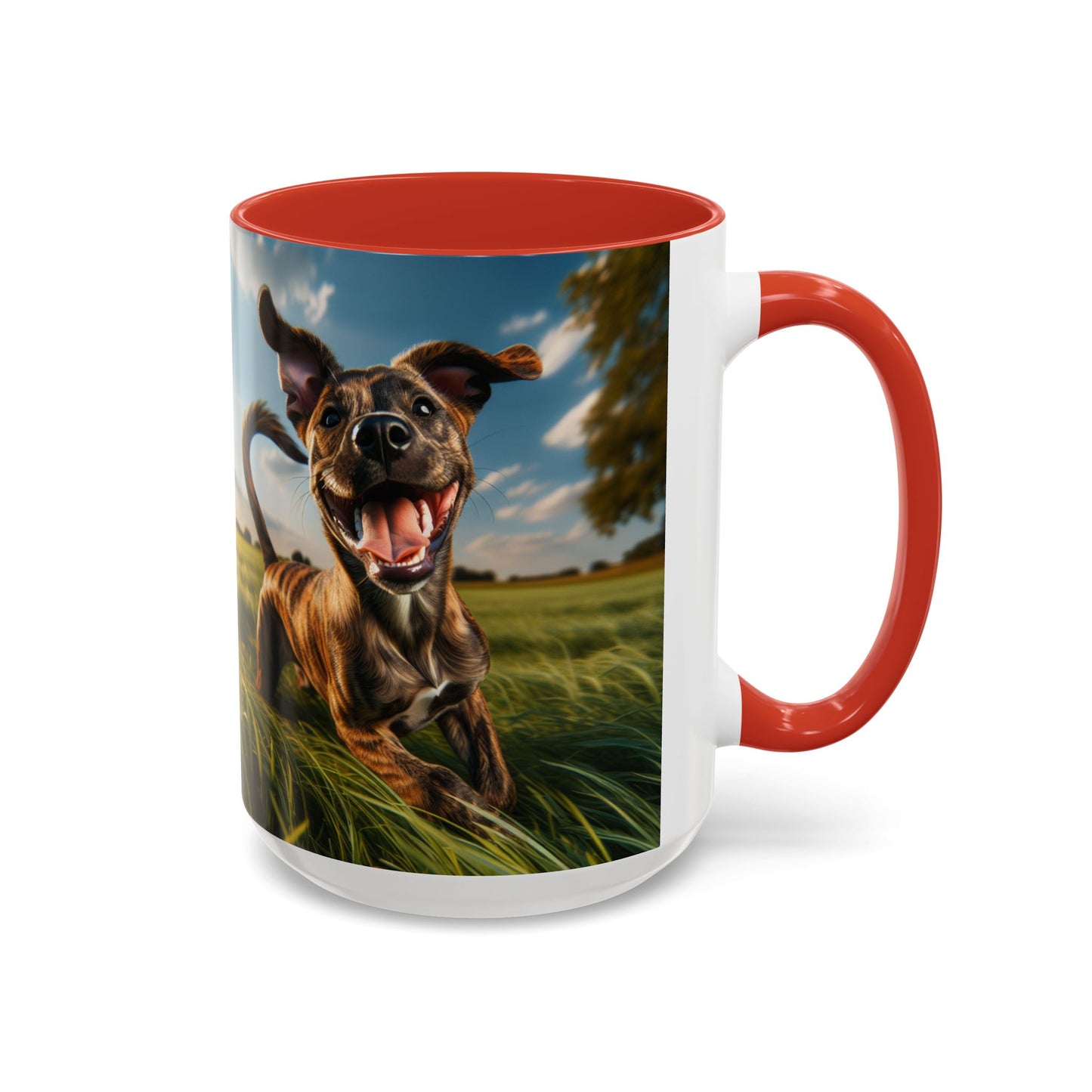 Treeing Tennessee Brindle Accent Coffee Mug - Perfect Gift for Dog Lovers