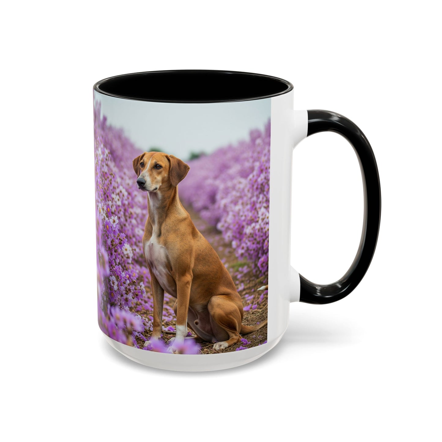 Banjara Hound Accent Coffee Mug - Perfect Gift for Dog Lovers