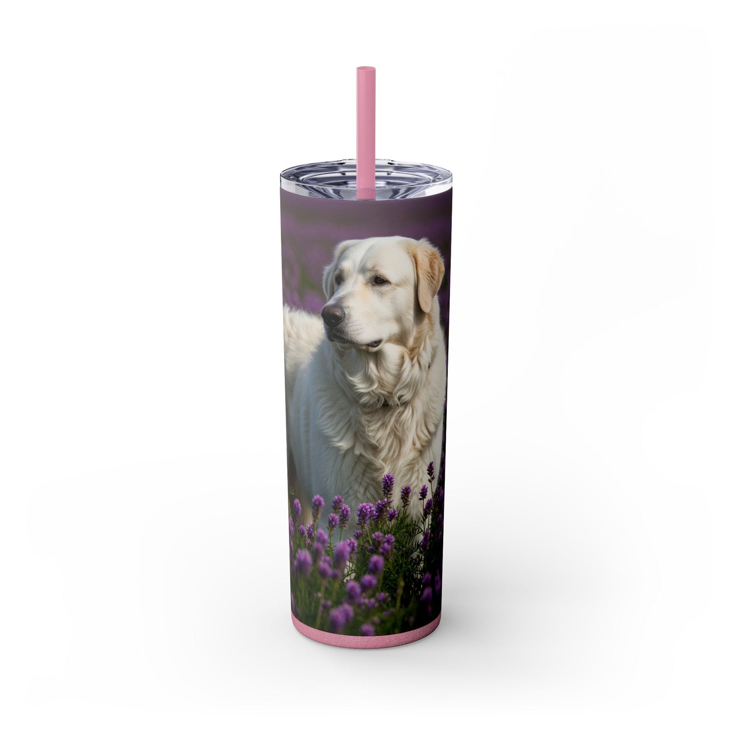 Kuvasz Tumbler with Straw, 20oz
