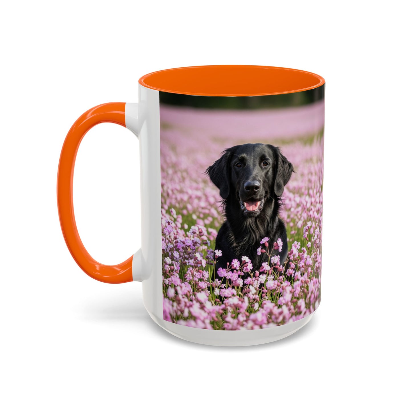 Flat Coated Retriever Accent Coffee Mug - Perfect Gift for Dog Lovers