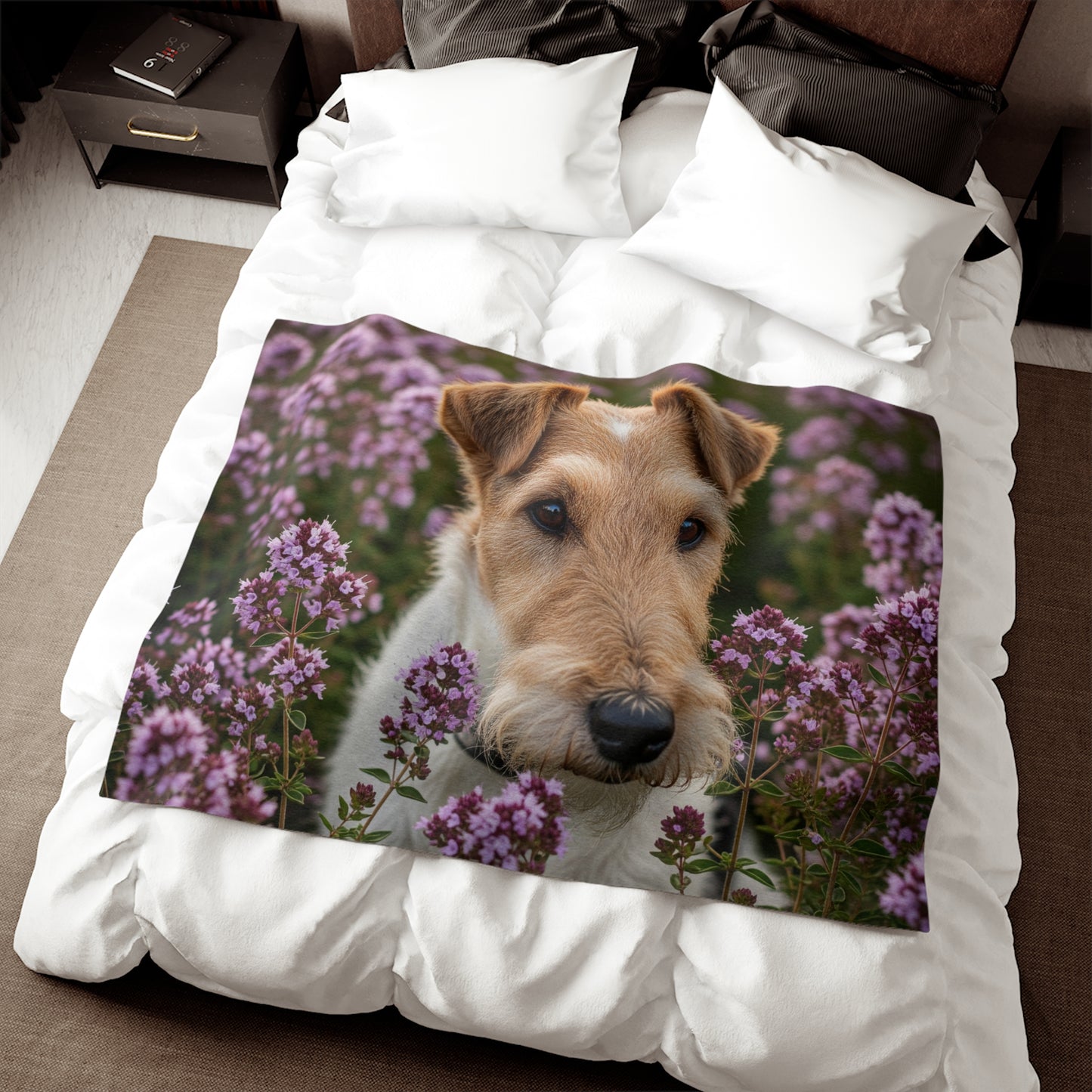 Fox Terrier Sweatshirt Blanket