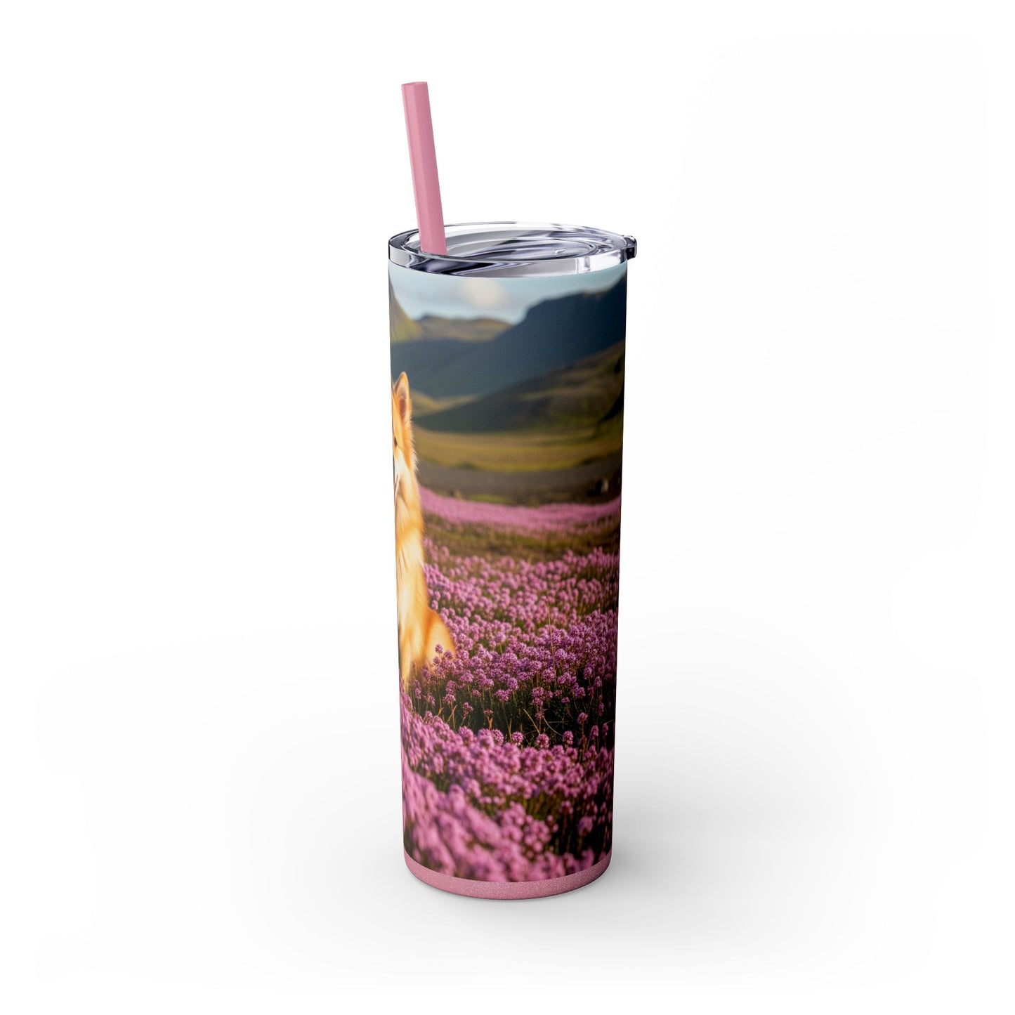 Icelandic Sheepdog Tumbler with Straw, 20oz