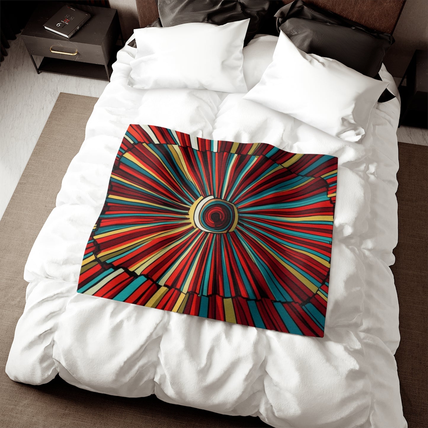 Optical Illusion Sweatshirt Blanket
