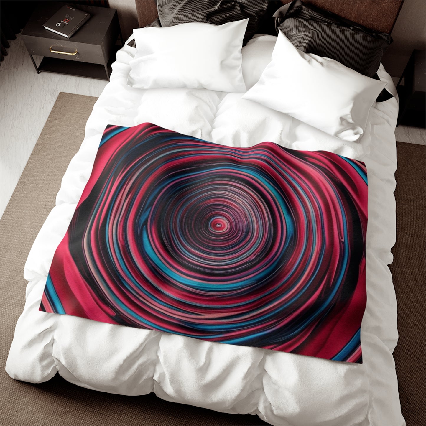 Optical Illusion Sweatshirt Blanket