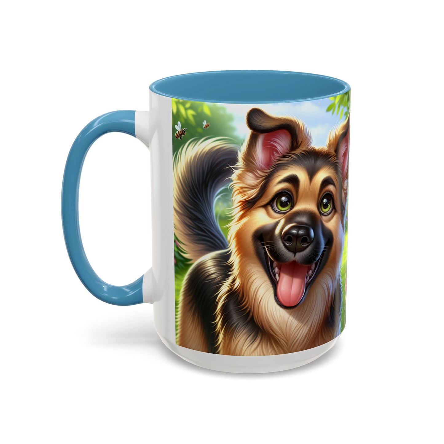 German Shepherd Accent Coffee Mug - Perfect Gift for Dog Lovers