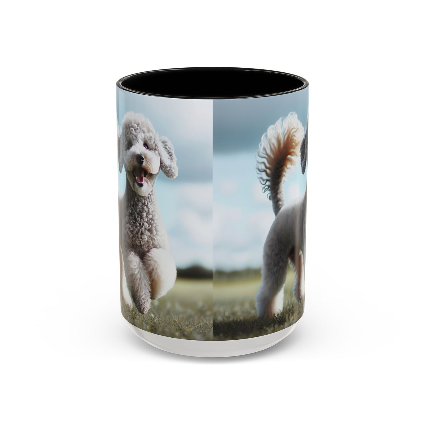 Bedlington Terrier Accent Coffee Mug - Perfect Gift for Dog Lovers