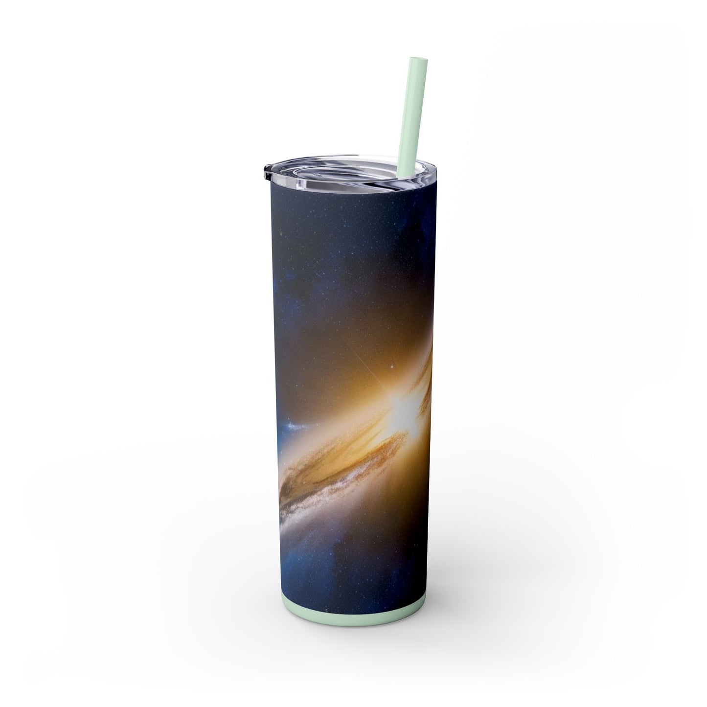 North Star Skinny Tumbler with Straw, 20oz