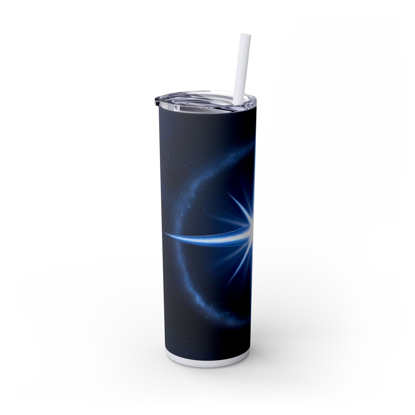 North Star Skinny Tumbler with Straw, 20oz