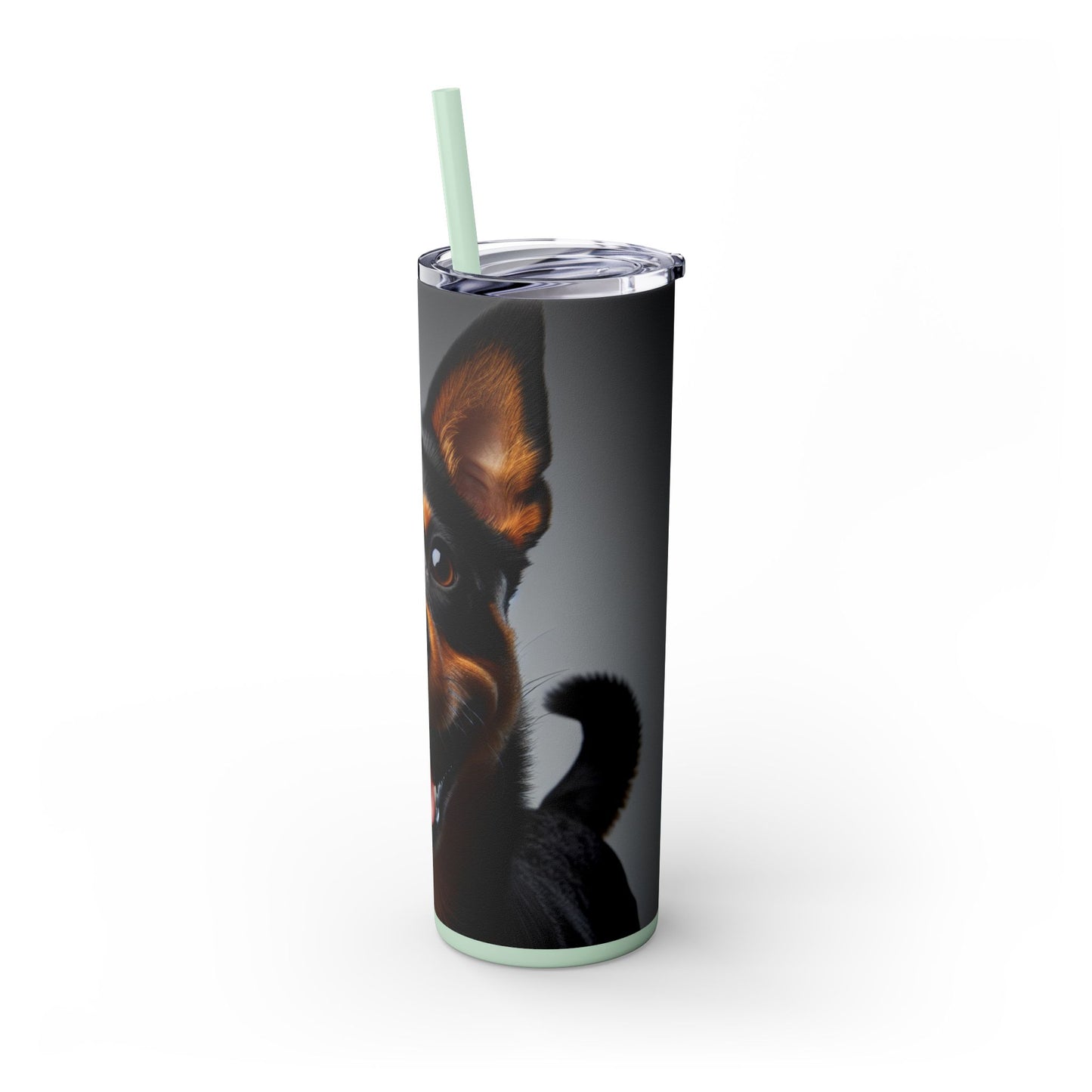 Lancashire Heeler Tumbler with Straw, 20oz