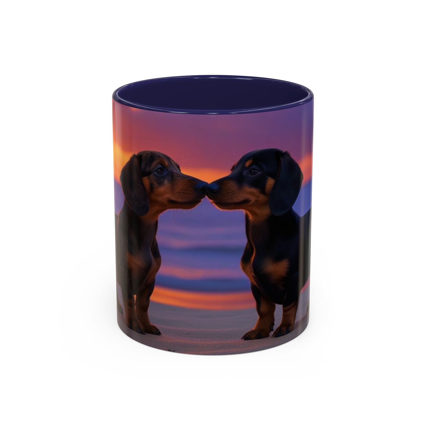 Dachshund Love Accent Coffee Mug - Perfect Gift for Dog Lovers