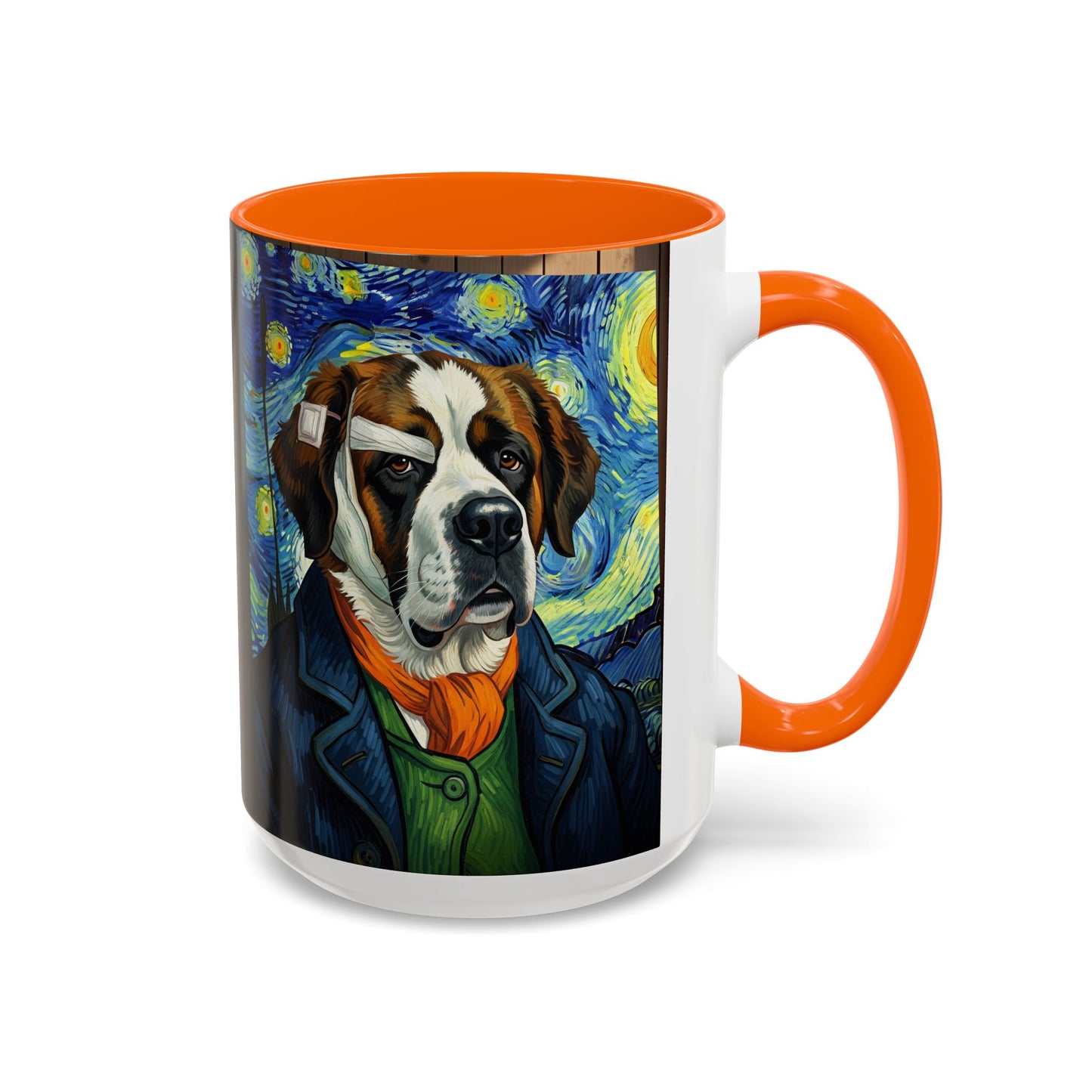 Saint Bernard Accent Coffee Mug - Perfect Gift for Dog Lovers