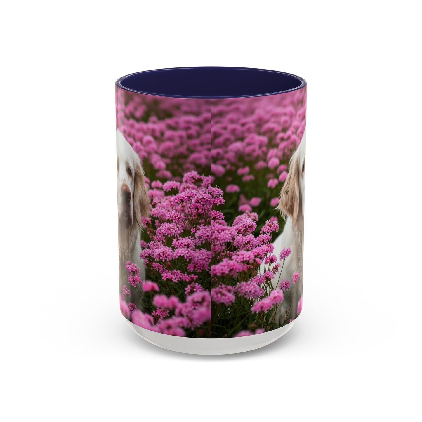 Clumber Spaniel Accent Coffee Mug - Perfect Gift for Dog Lovers