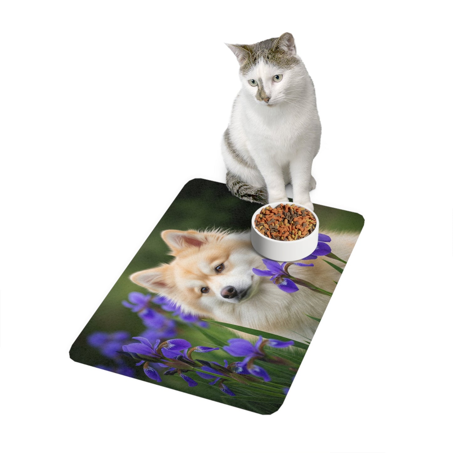 Pet Food Mat (12x18) - Pomsky