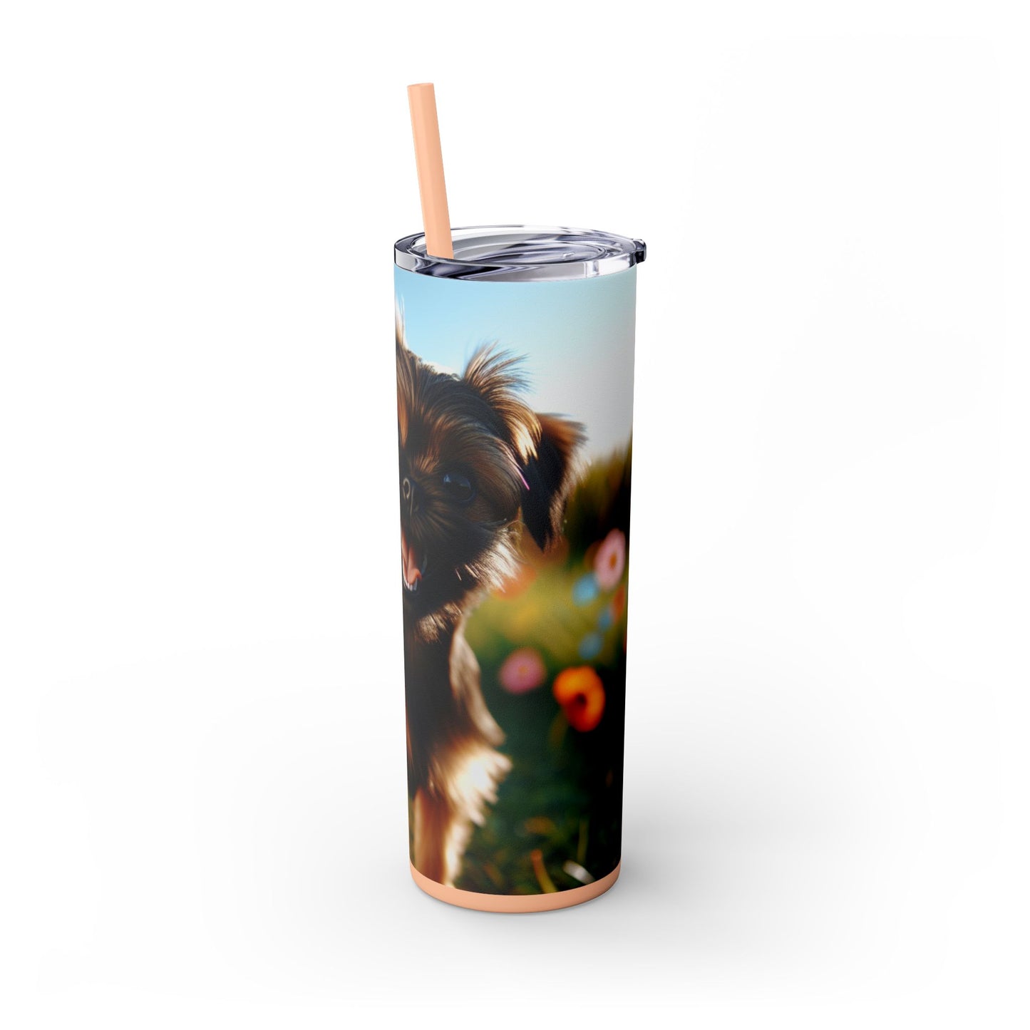 Griffon Bruxellois Tumbler with Straw, 20oz