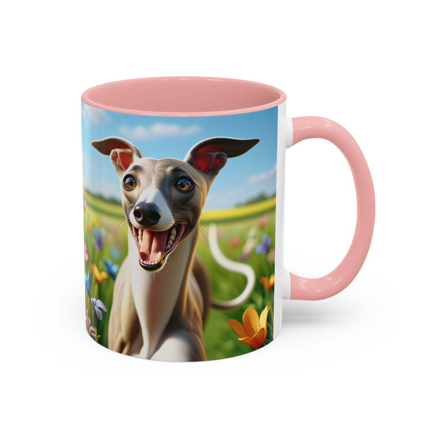 Whippet Accent Coffee Mug - Perfect Gift for Dog Lovers