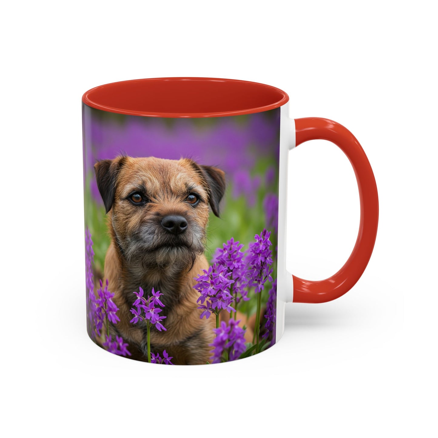 Border Terrier Accent Coffee Mug - Perfect Gift for Dog Lovers