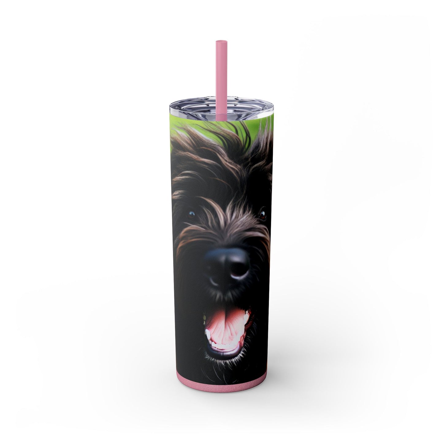 Bouvier des Ardennes Tumbler with Straw, 20oz