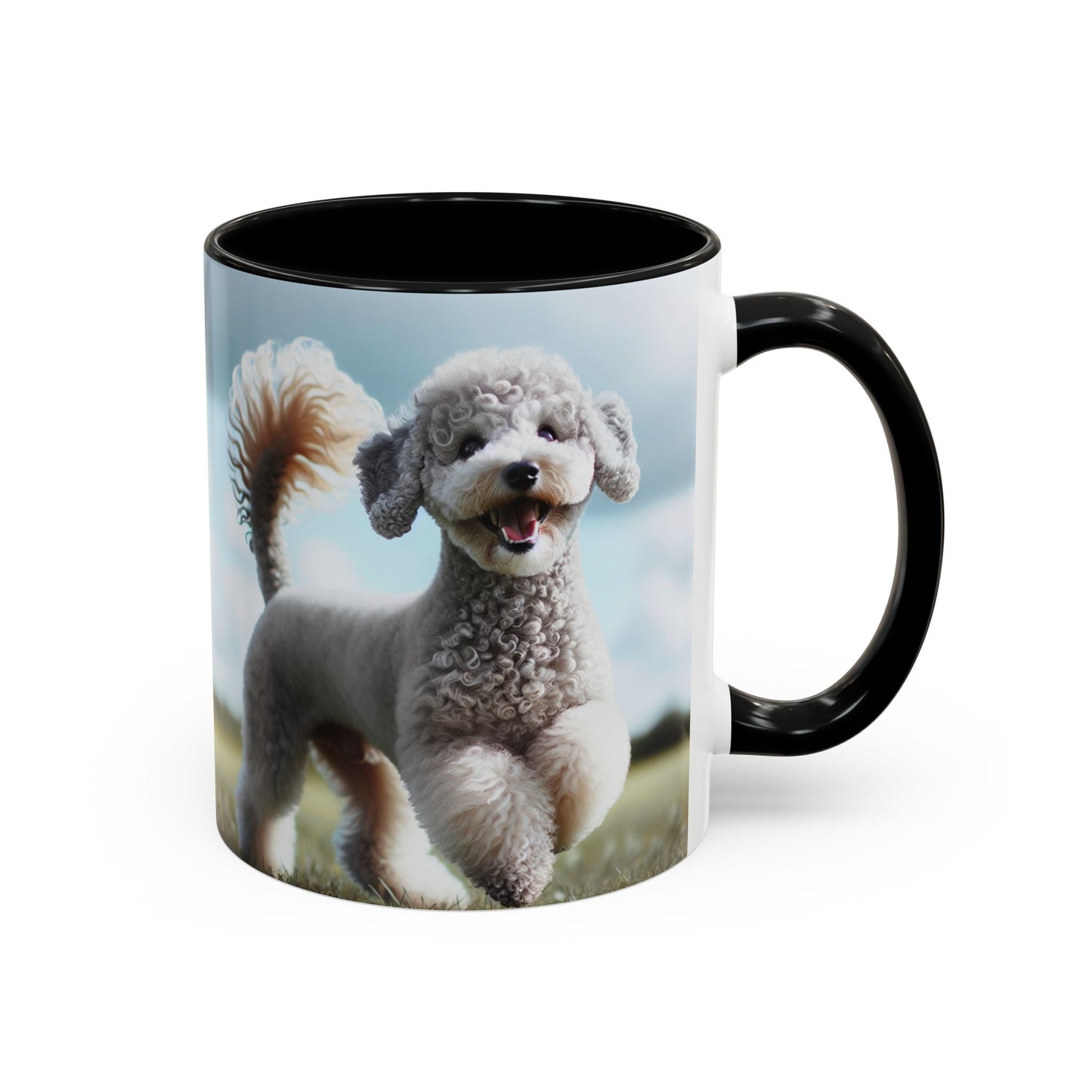 Bedlington Terrier Accent Coffee Mug - Perfect Gift for Dog Lovers
