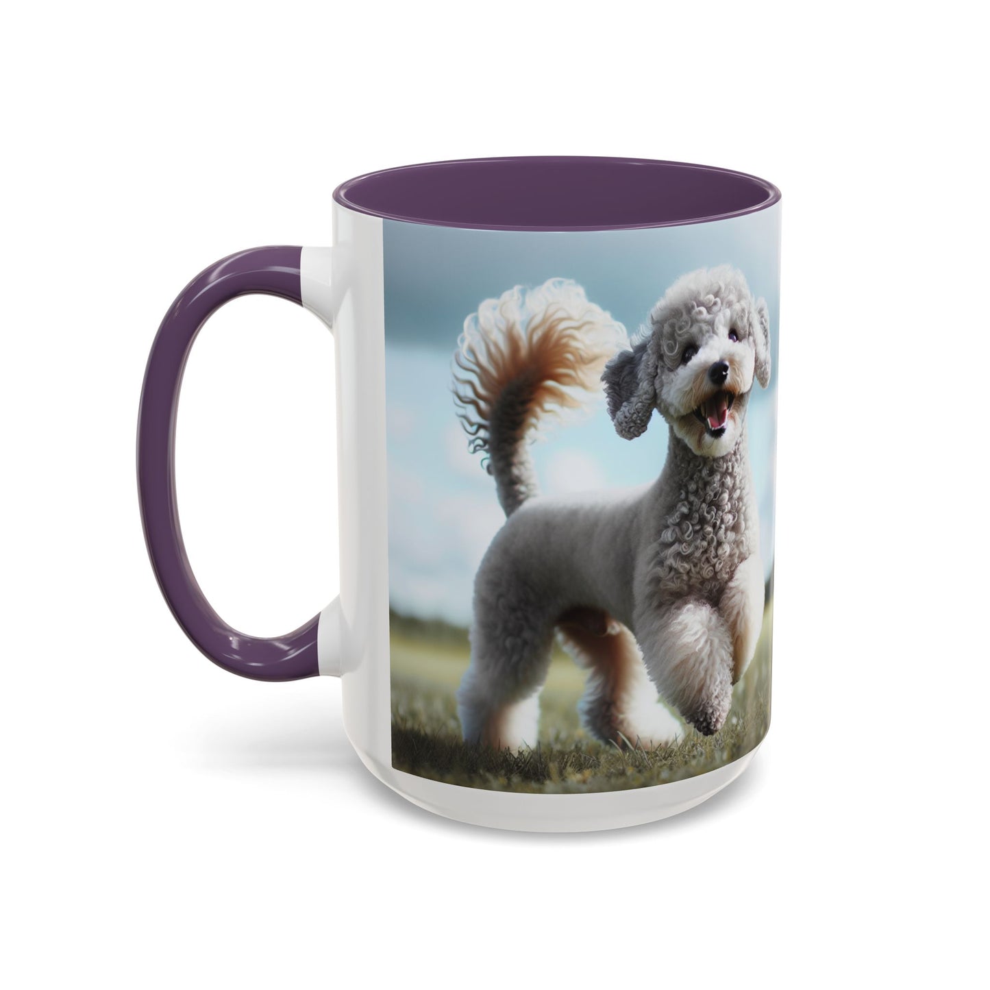 Bedlington Terrier Accent Coffee Mug - Perfect Gift for Dog Lovers