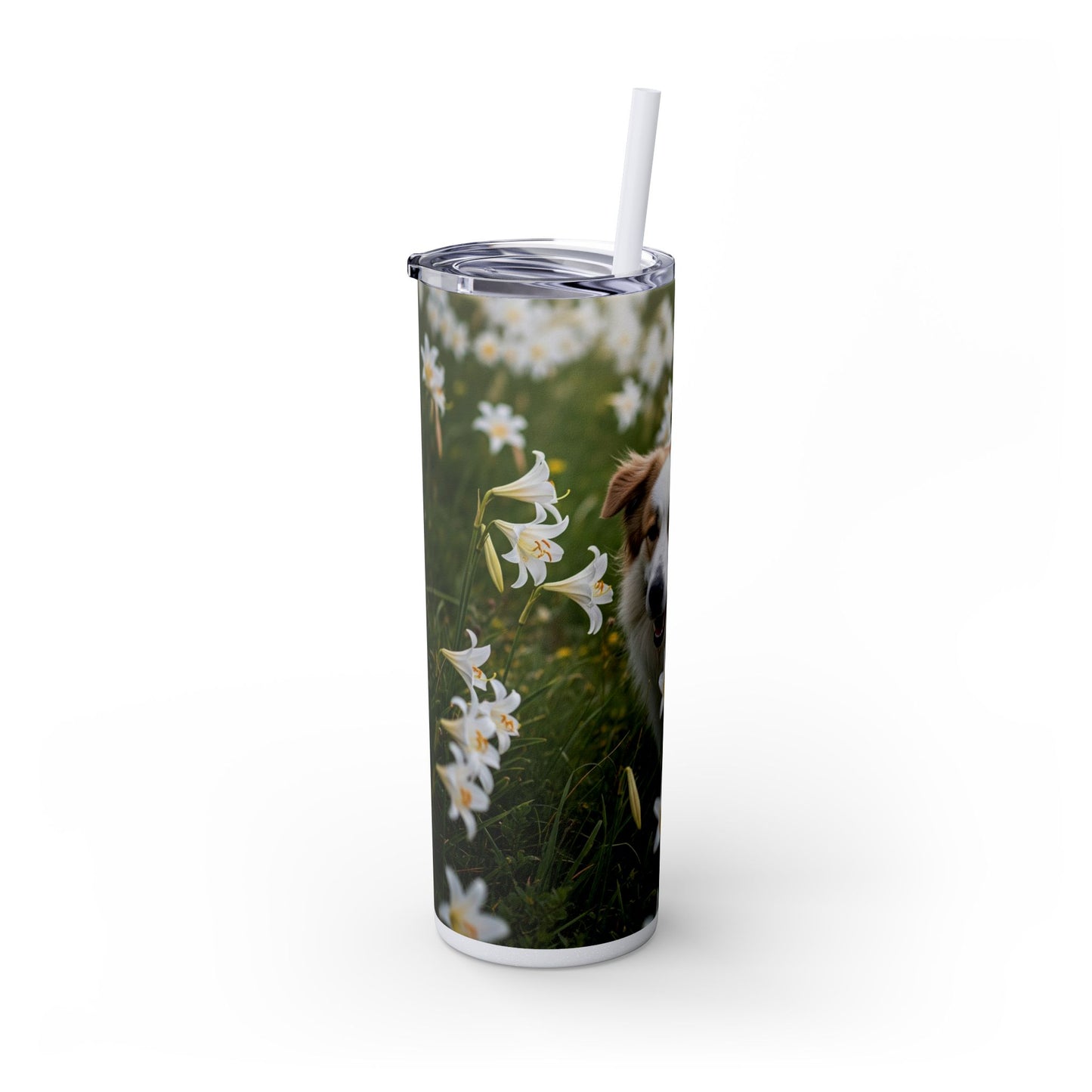 Pyrenean Shepherd Tumbler with Straw, 20oz