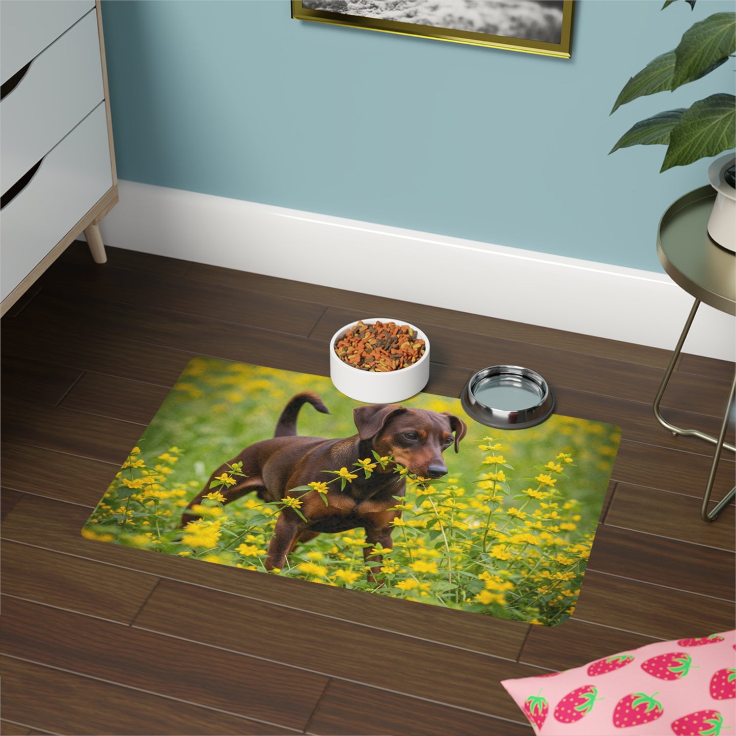 Pet Food Mat (12x18) - German Pinscher