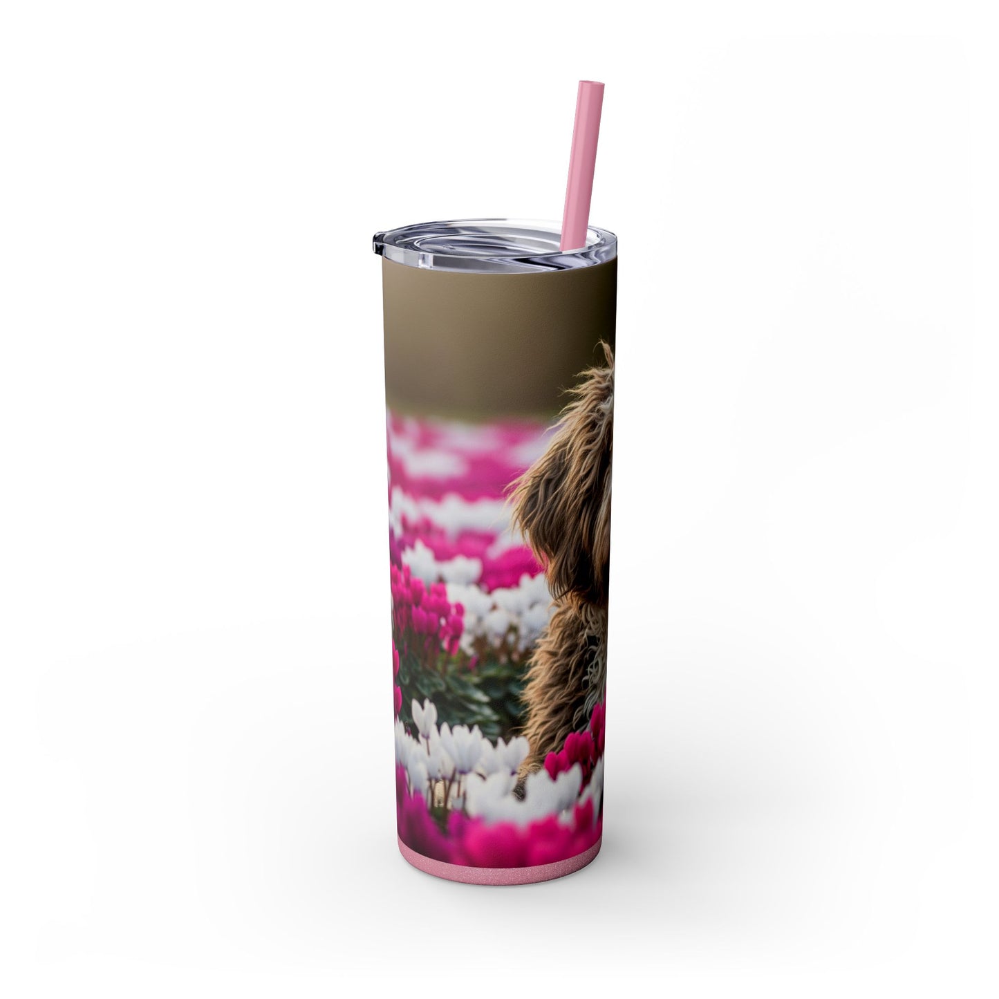 Bergamasco Sheepdog Tumbler with Straw, 20oz