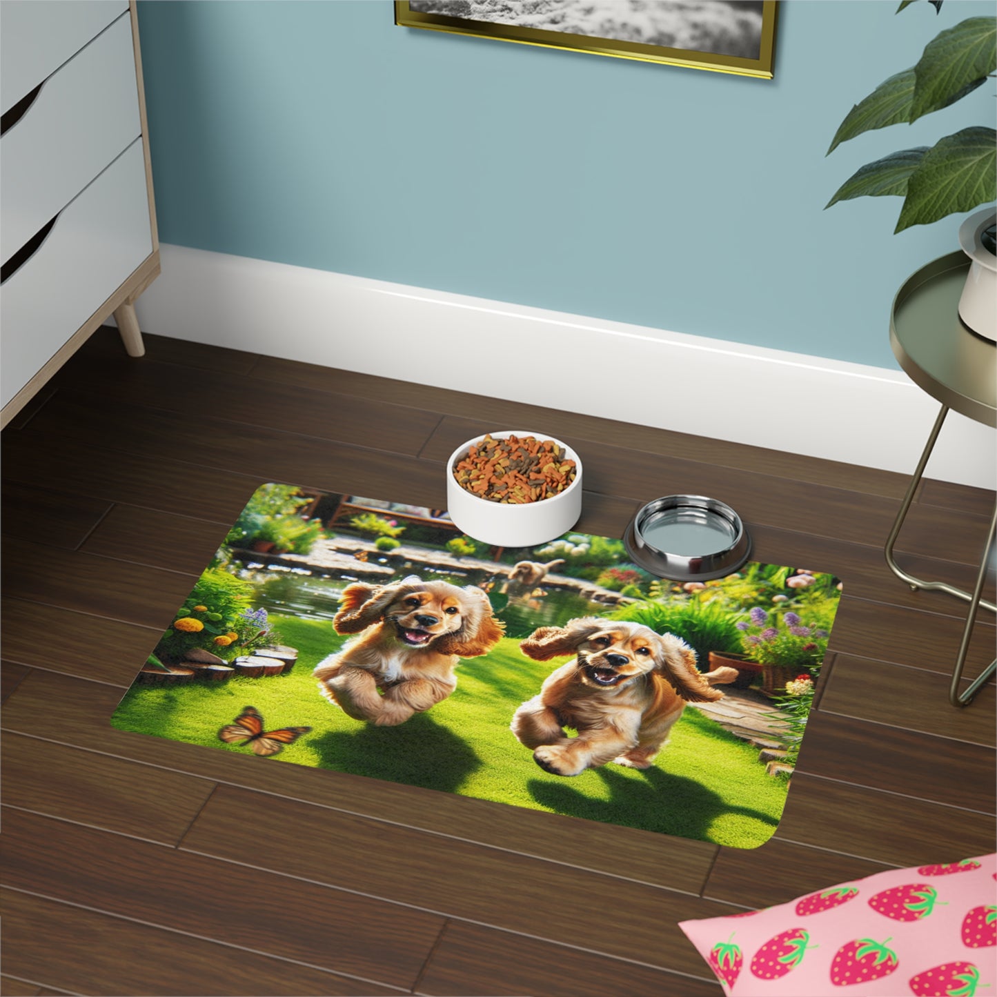 Tapis pour nourriture pour animaux (12x18) - Cocker Spaniel