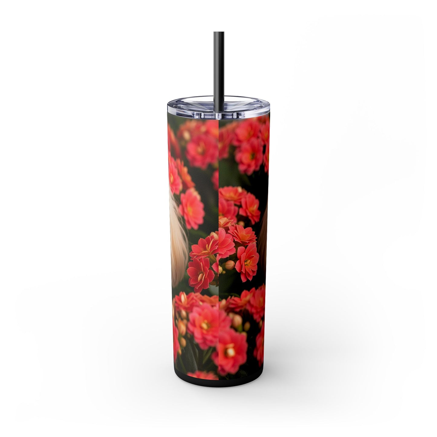 Miniature Poodle Tumbler with Straw, 20oz