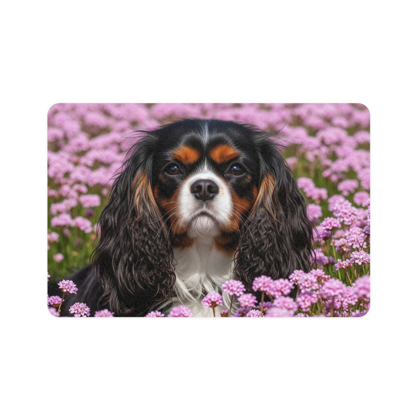 Pet Food Mat (12x18) - King Charles Spaniel