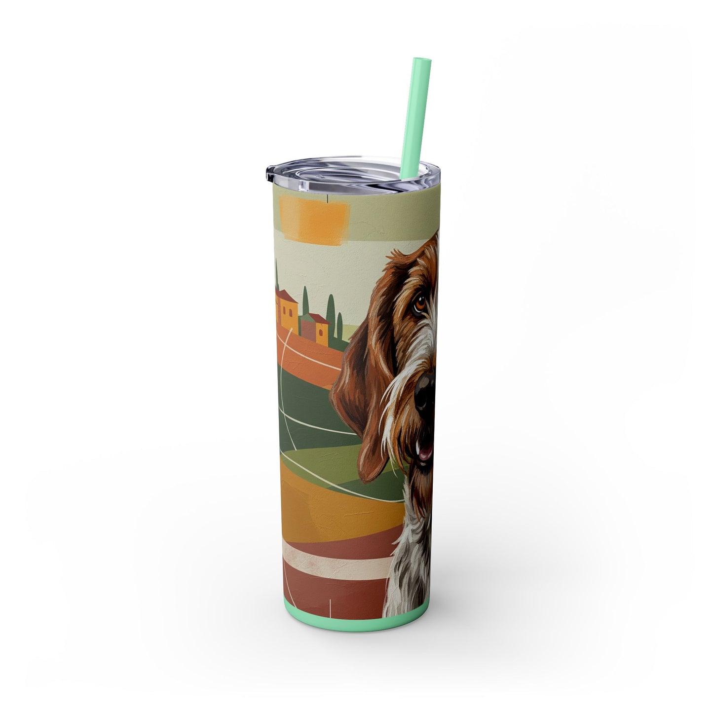 Spinone Italiano Tumbler with Straw, 20oz