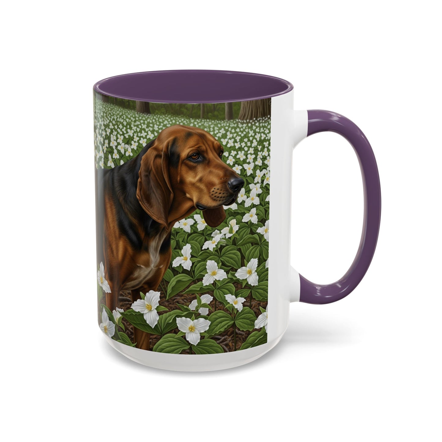 Treeing Walker Coonhound Accent Coffee Mug - Perfect Gift for Dog Lovers