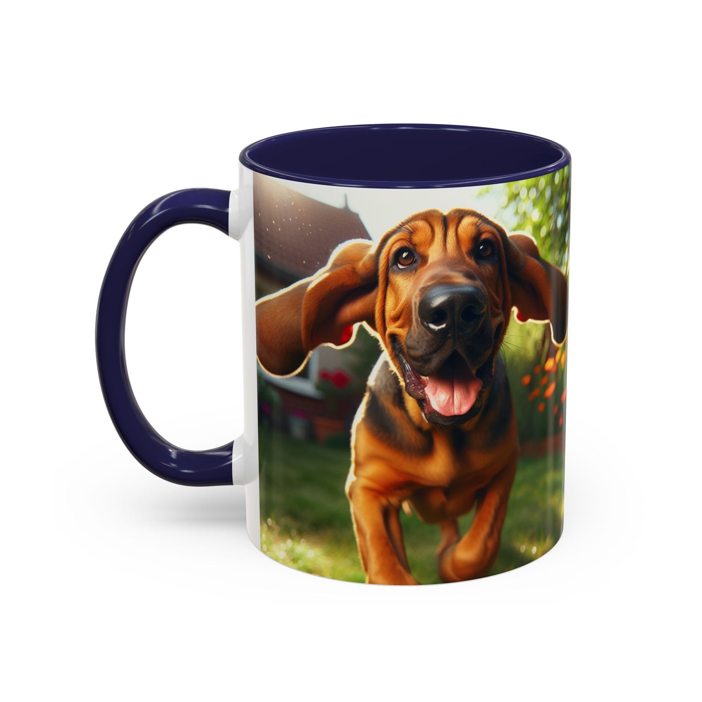 Bloodhound Accent Coffee Mug - Perfect Gift for Dog Lovers